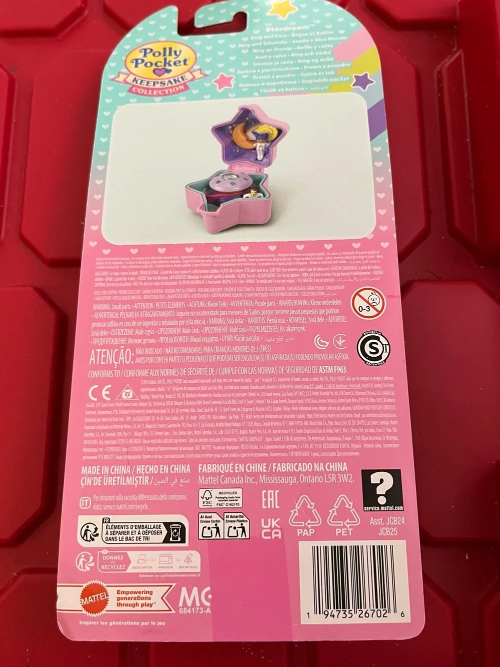 Polly Pocket Keepsake Collection Stardream Heritage Ring Box New